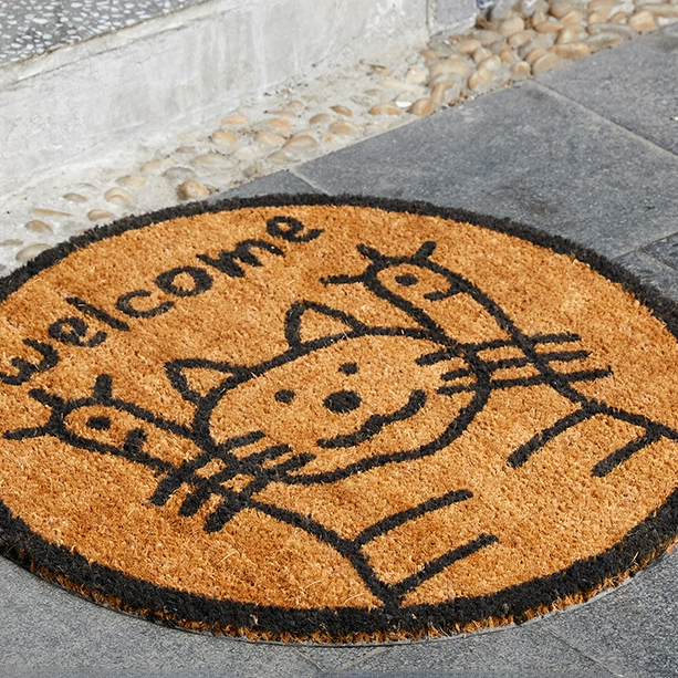 Hirano Natural Coco Non-Slip Door Mat