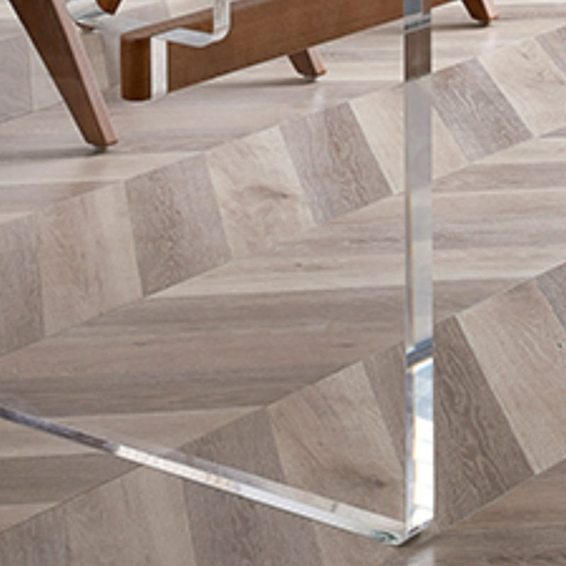 Edwin Acrylic Base Dining Table