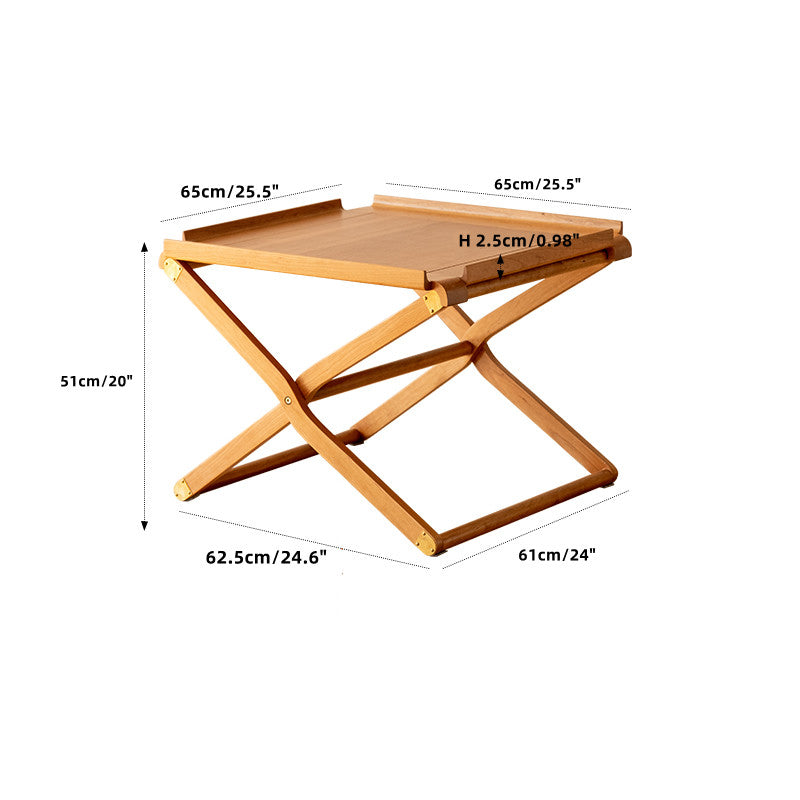 Elvira Pedestal Folding Coffee Table