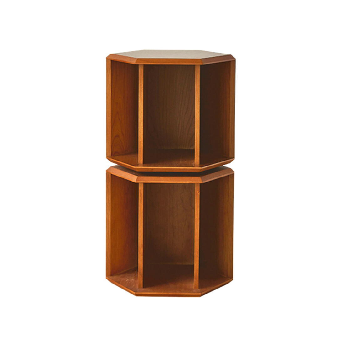 Holthaus Revolving Geometric Bookcase