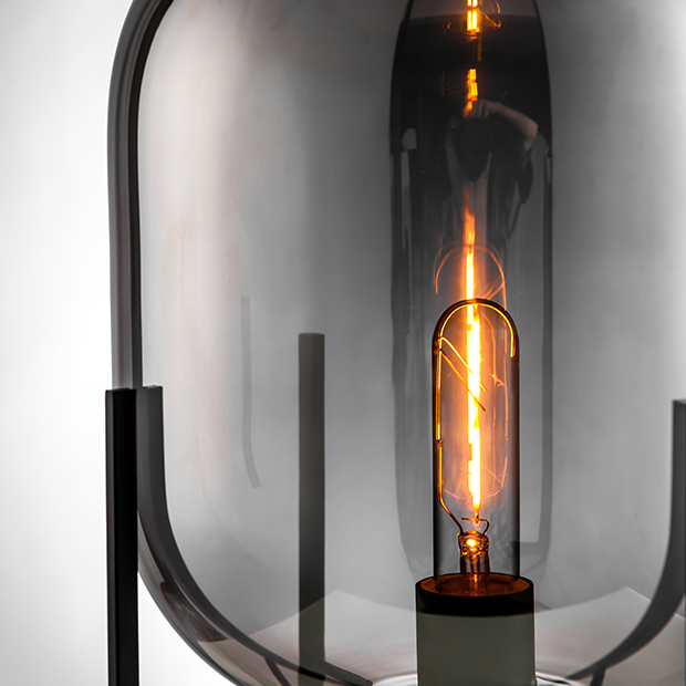 Alden Glass Floor/Table Lamp