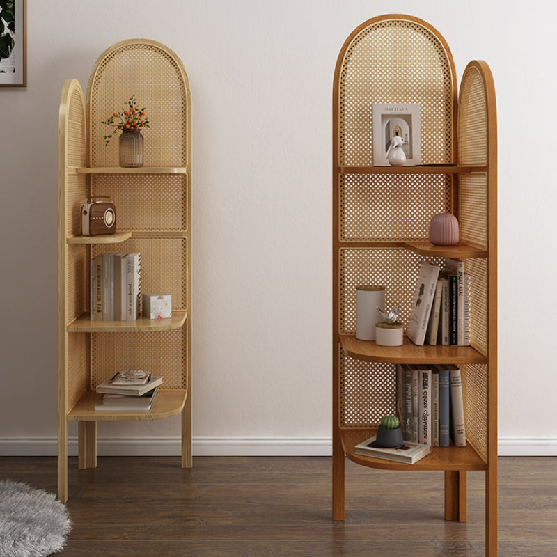 Cleone Rattan Corner Bookcase