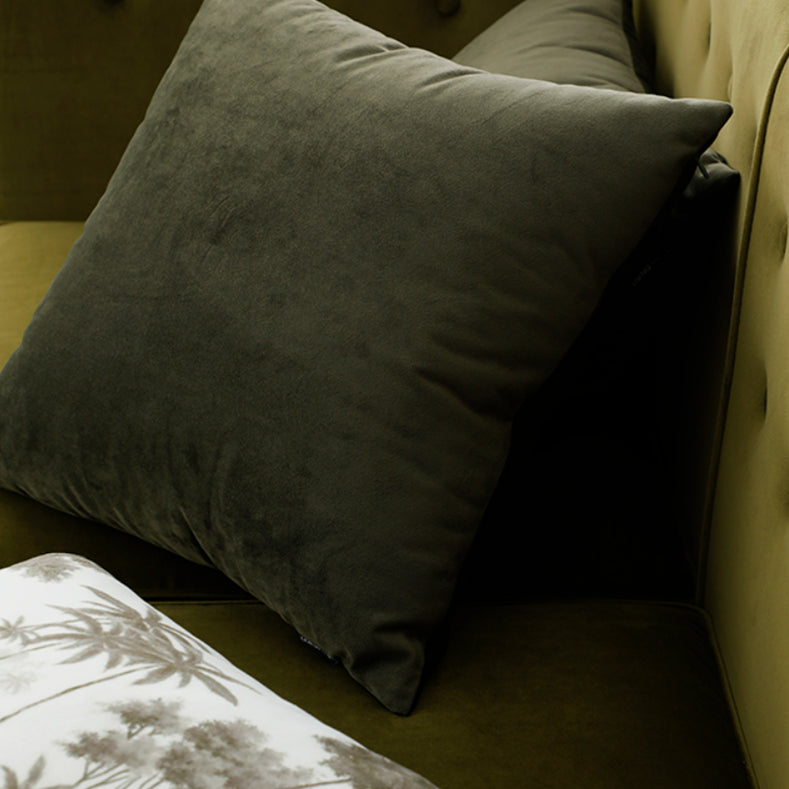 Olive Album Throw Pillow Cover & Insert