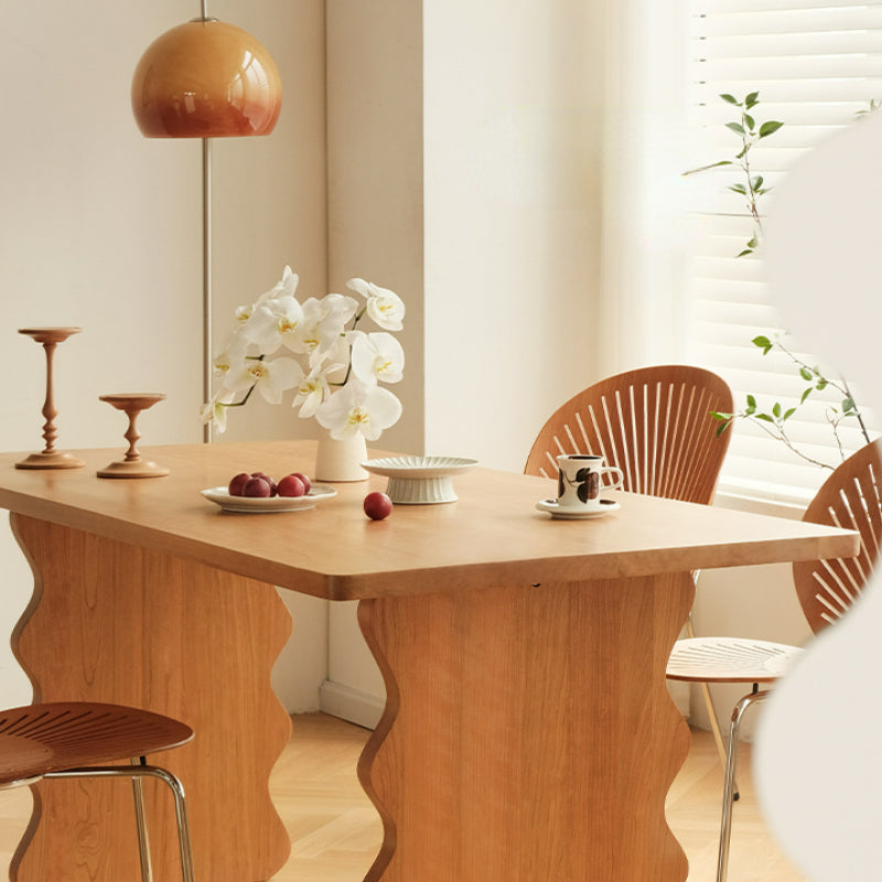 Jalen Wavy Base Dining Table