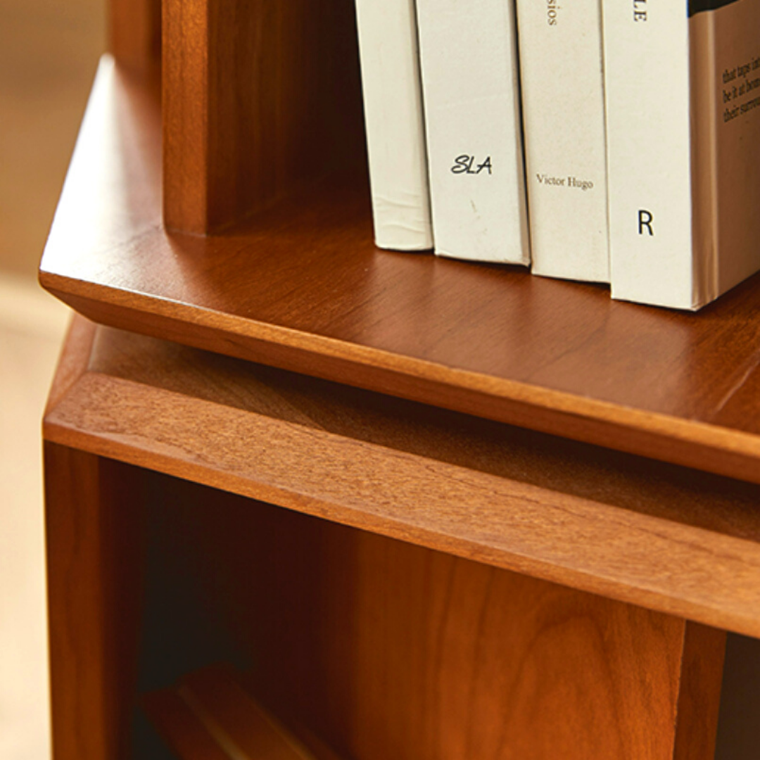 Holthaus Revolving Geometric Bookcase