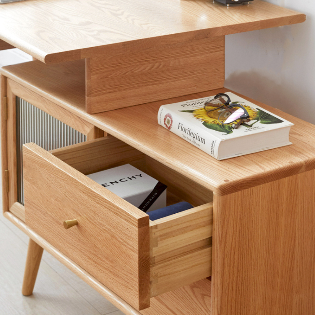 Weldon Desk with Cabinet