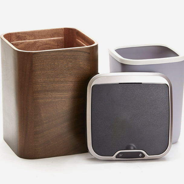 Sapele Sensor Touchless Trash Can