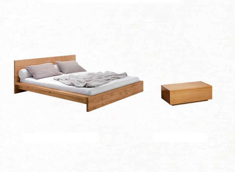 CAMRYN BELAIR Bed Japanese Style Tatami Bed Nordic Solid wood