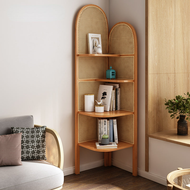 Cleone Rattan Corner Bookcase