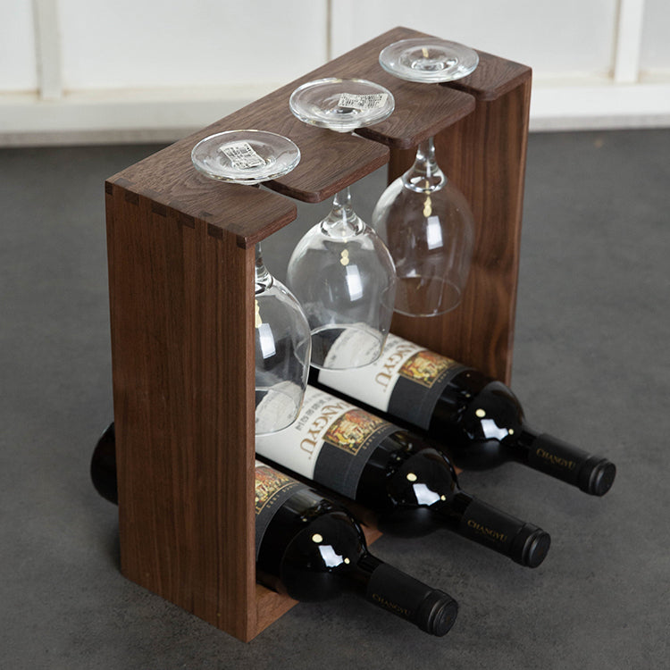 Arcelia Bottle & Glass Rack