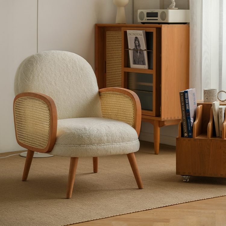Minerva Rattan Arm Lounge Chair