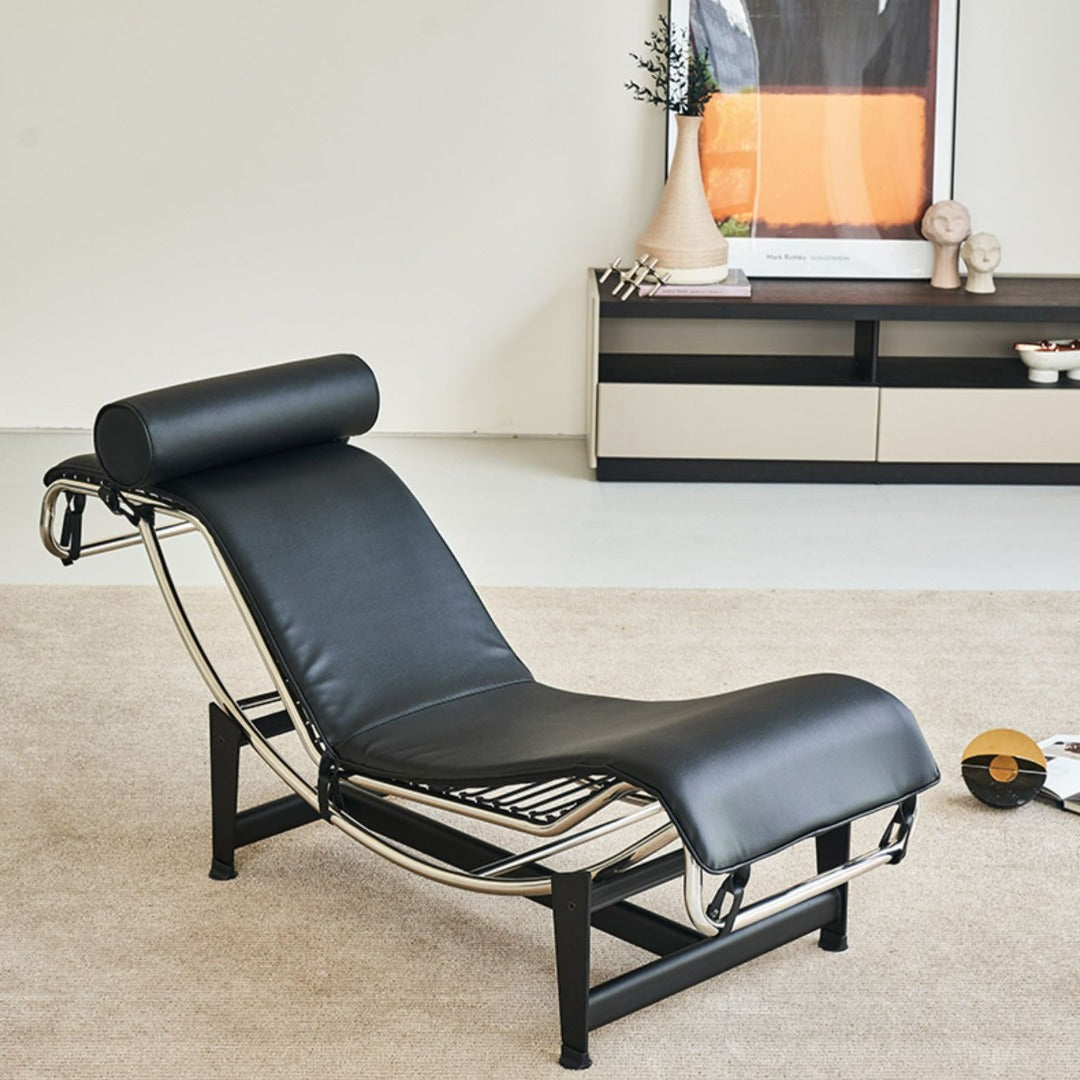 Modway Charles Leather Chaise Lounge