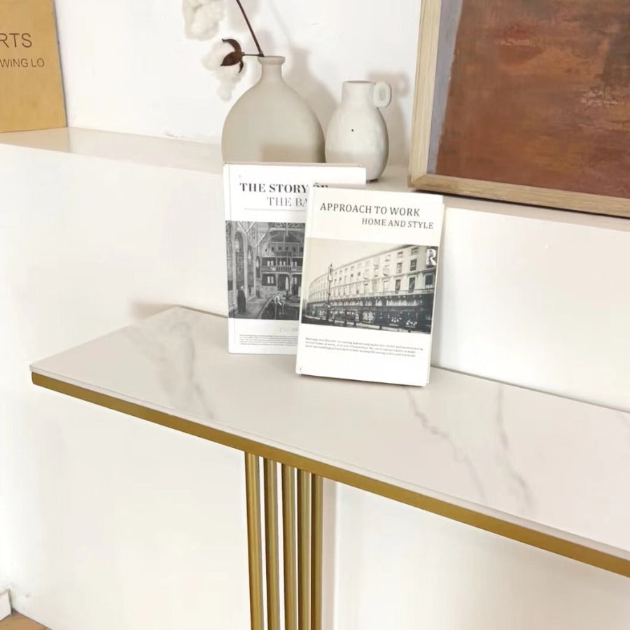 Pam Marble Console Table