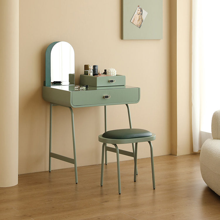Rines Vanity Set with Stool and Mirror