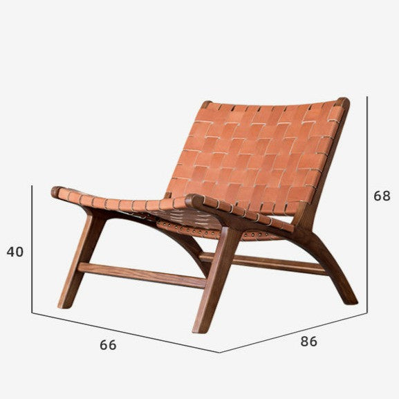 Jaelyn Leather Folding Chair