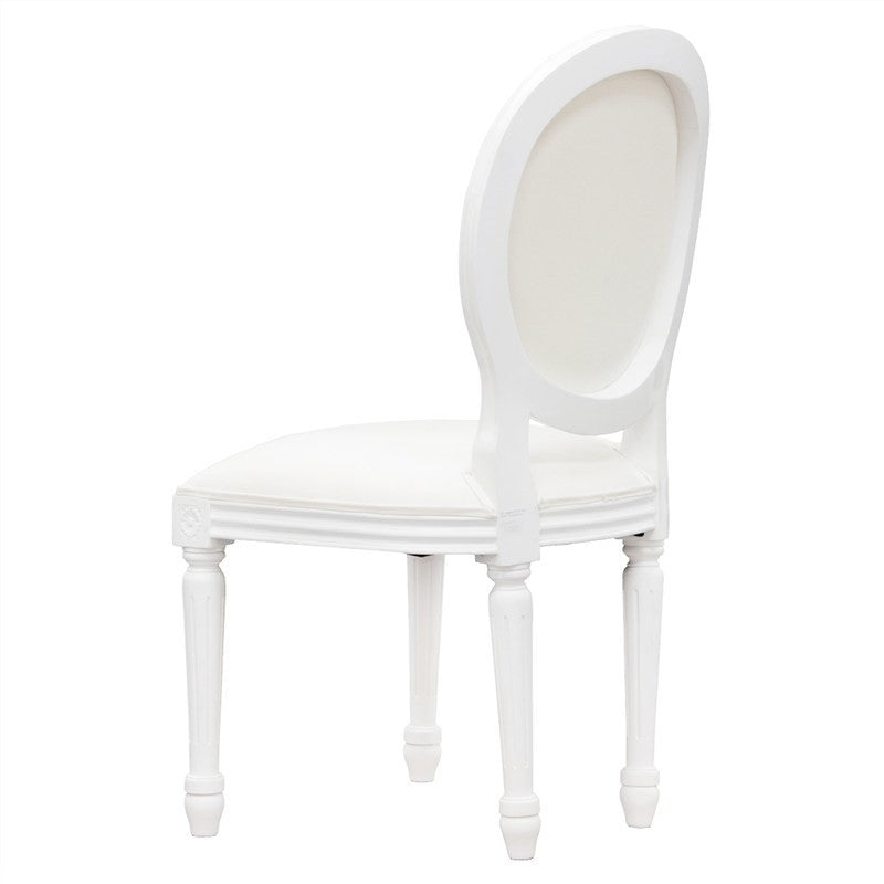 French Round Back Dining Chair,