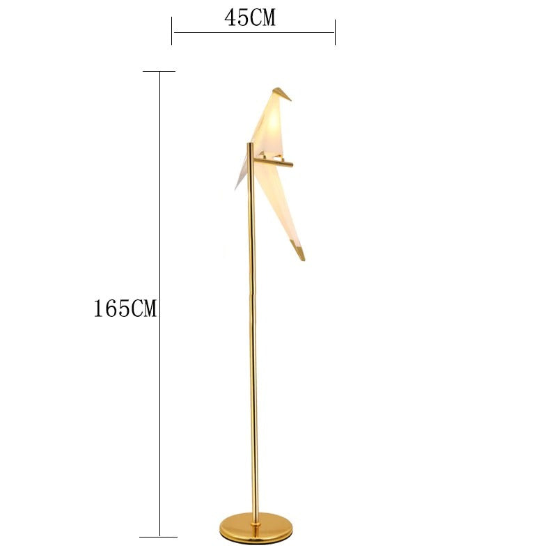 Paper Bird LED Floor Lamp