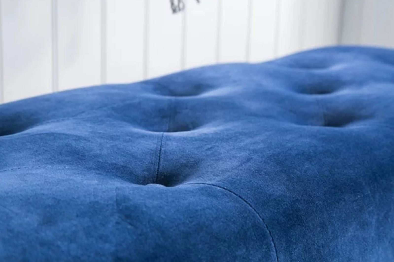 HUGO Victorian Velvet Ottoman Bench