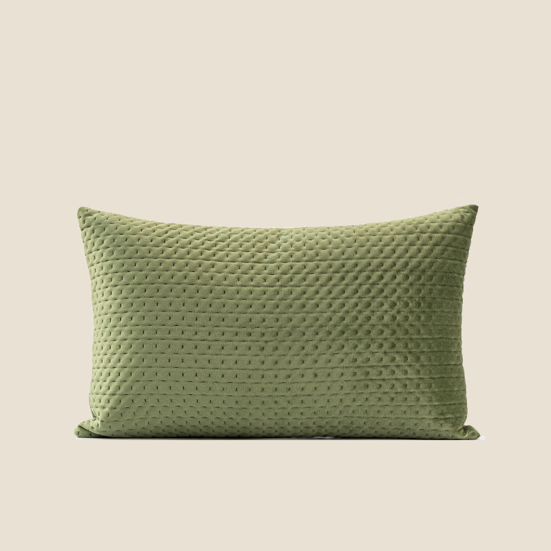 Doris Velvet Quilted Pillow