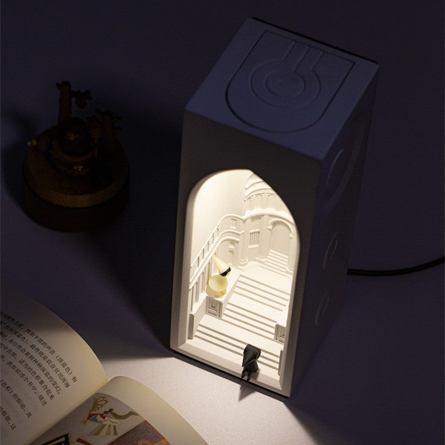 Akiana Castle Concrete Night Light