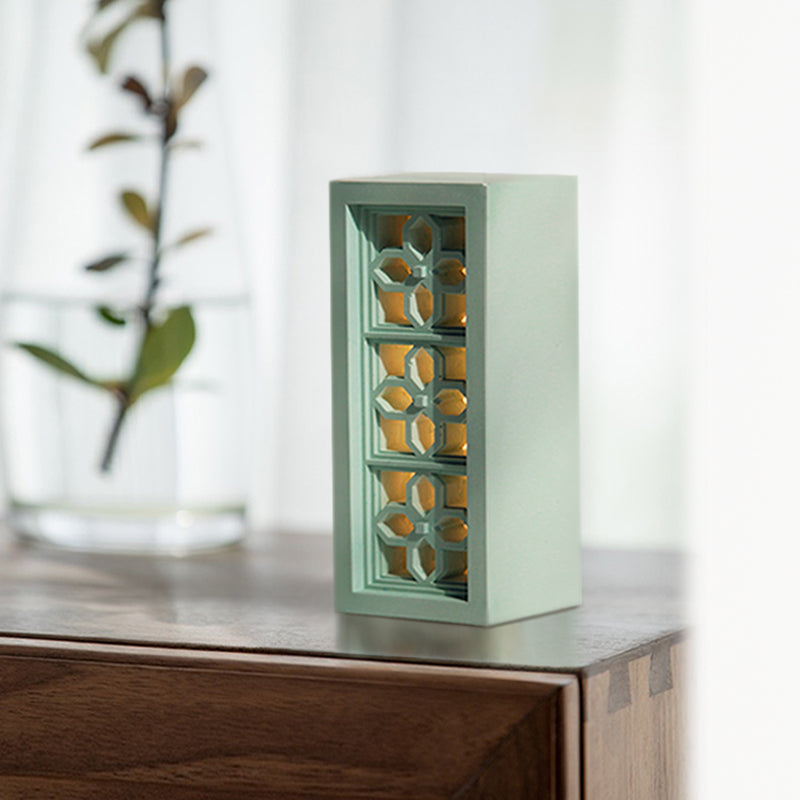 Chinese lattices Concrete Night Light
