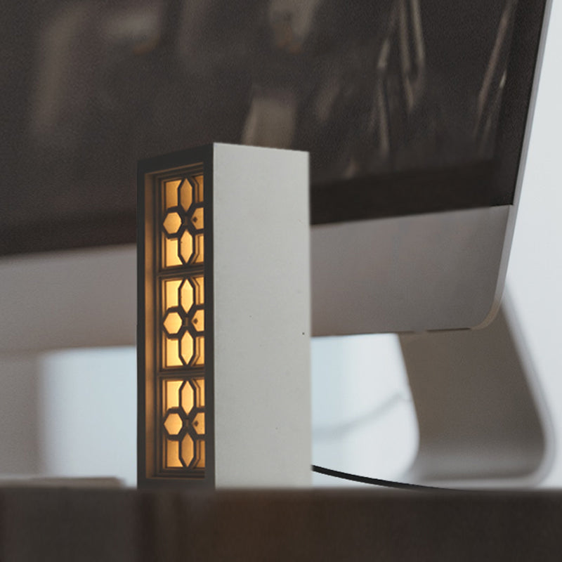Chinese lattices Concrete Night Light