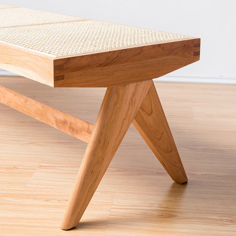 For the Australia Only-Atticus Rattan Bench & Ottoman