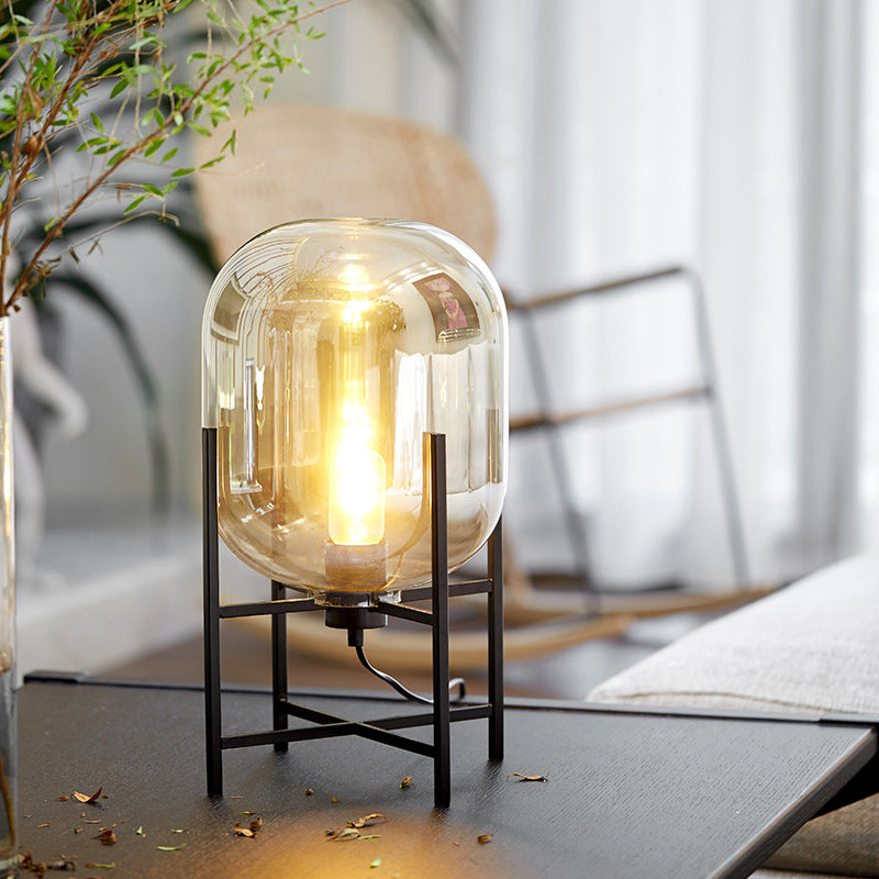 Alden Glass Floor/Table Lamp