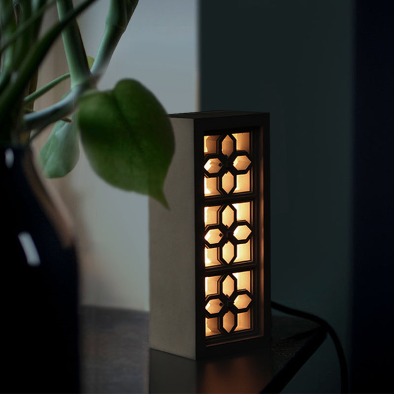 Chinese lattices Concrete Night Light
