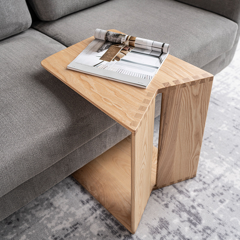 Ash Wood End Table Set