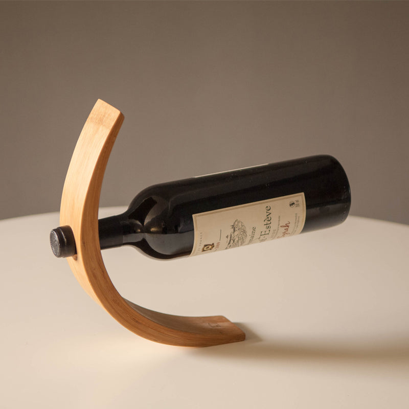 Handmade Tabletop Wine Bottle Rack