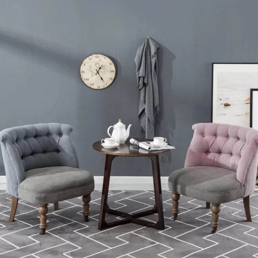 RIVOLI Victorian Velvet Armchair