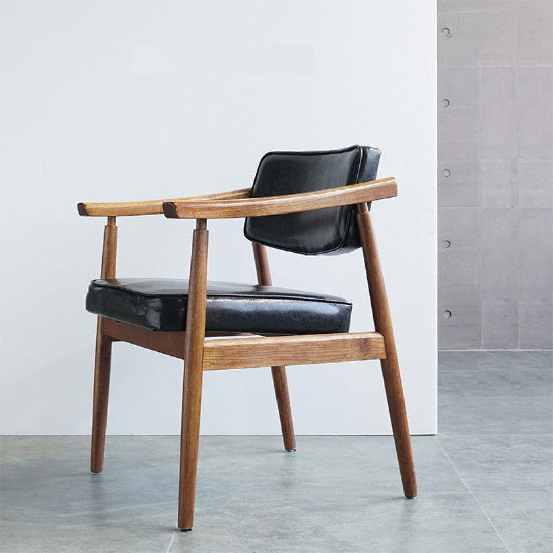 Eastyle Upholstered Solid Wood Armchair