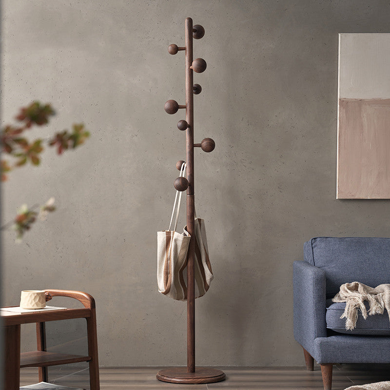Artur Solid Wood Rivet Coat Rack
