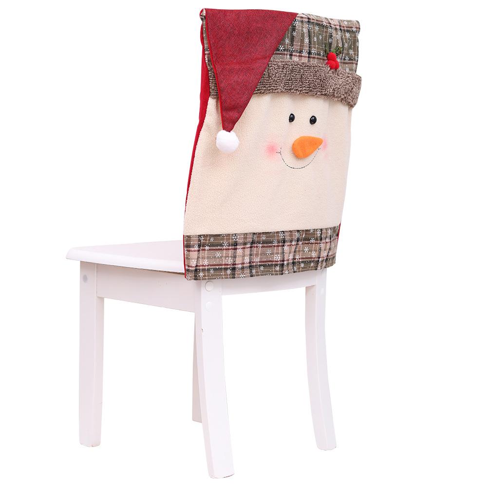 Christmas Chair Slipcover(Set of 2) - Snowman