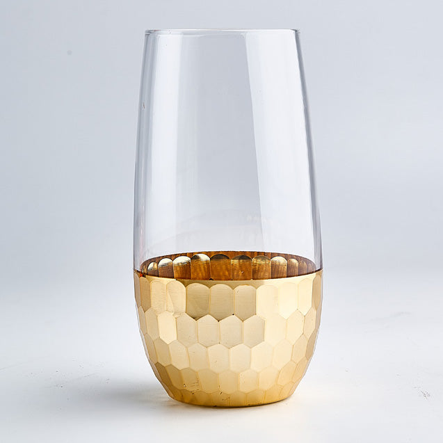 Elmsford Handmade Golden Glass