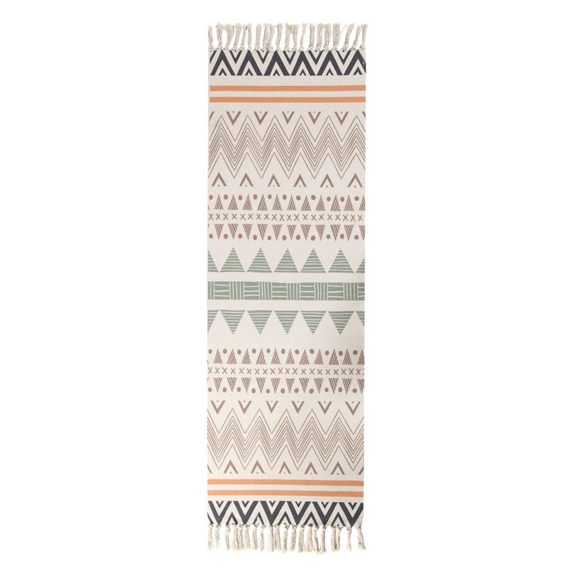 WHOVEYON Cotton Bedroom Rug