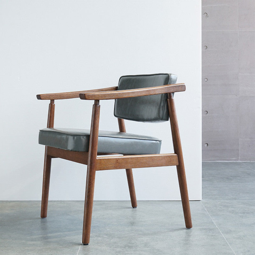 Eastyle Upholstered Solid Wood Armchair
