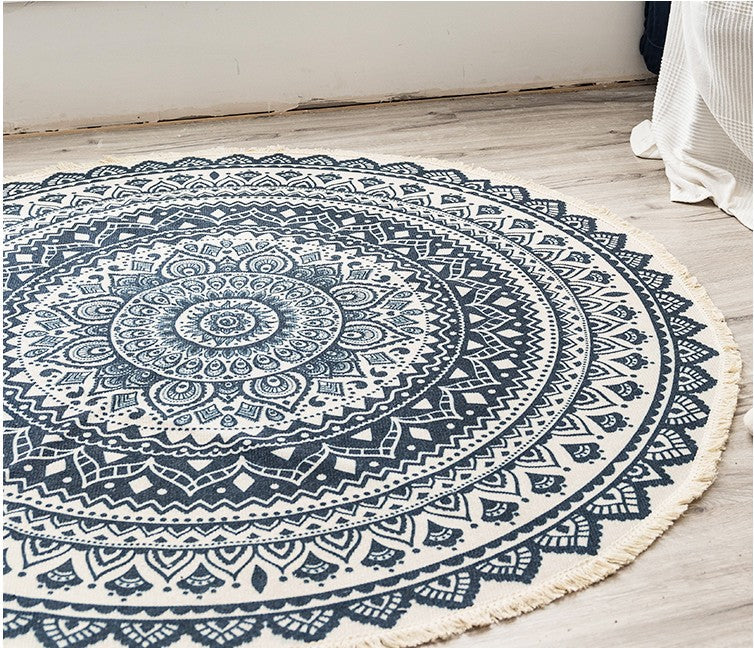 Blooming Lotus Round Rugs