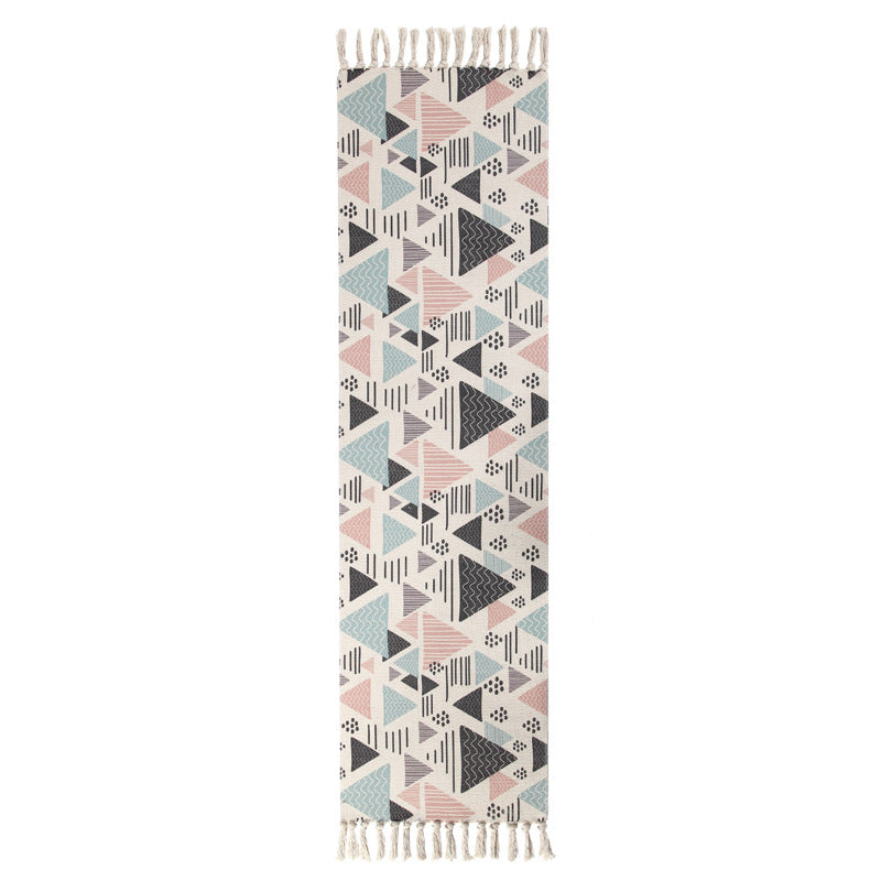 WHOVEYON Cotton Bedroom Rug