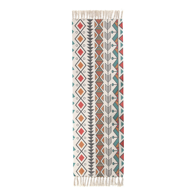 WHOVEYON Cotton Bedroom Rug