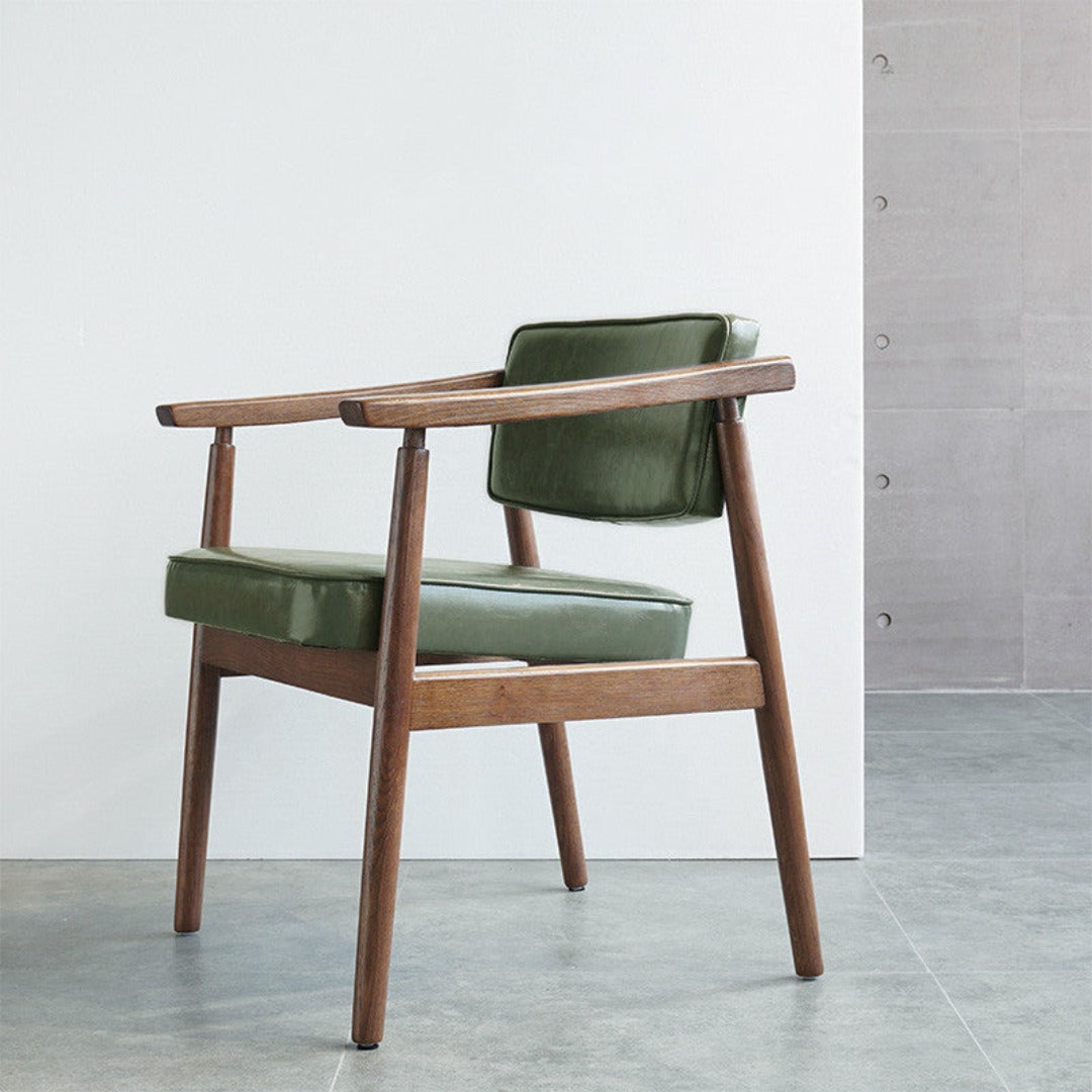 Eastyle Upholstered Solid Wood Armchair