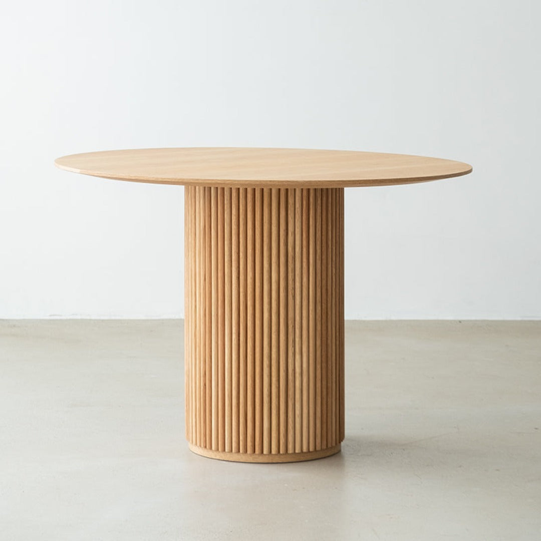 Marie Solid Wood Round Dining Table