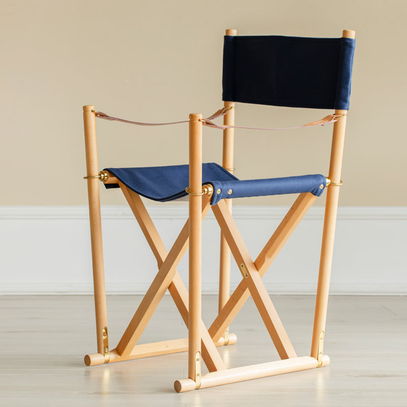 Hazelton Canva Folding Lounger Chair