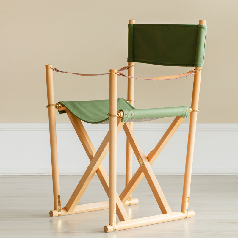 Hazelton Canva Folding Lounger Chair