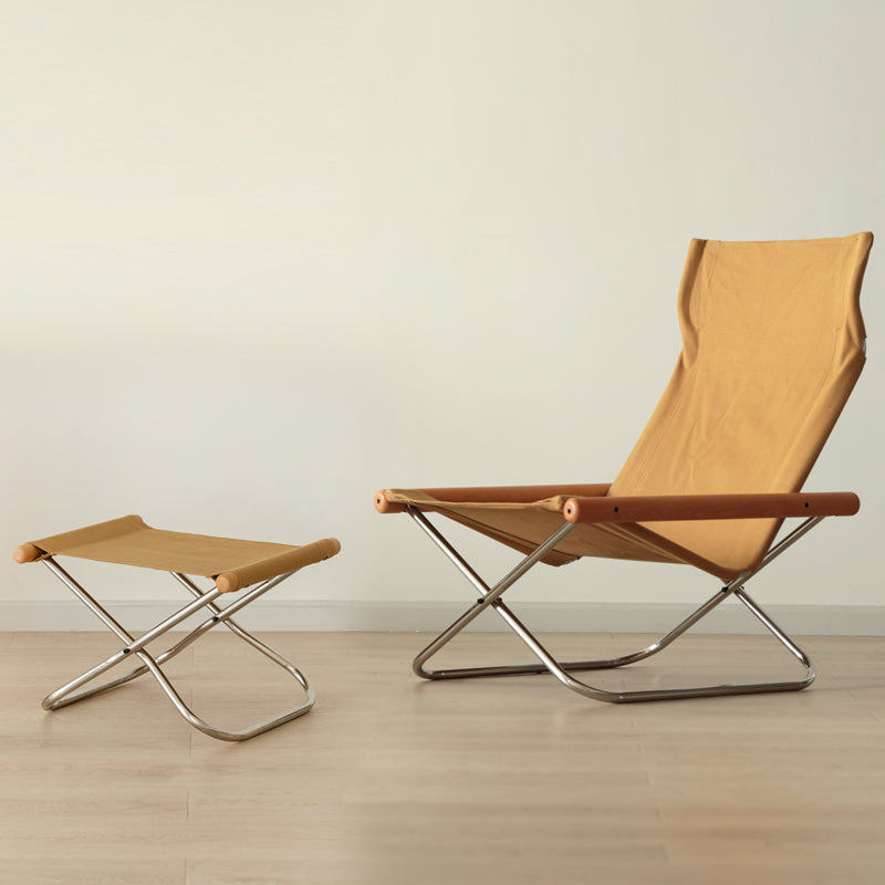 Rowell Canva Folding Lounger Chair