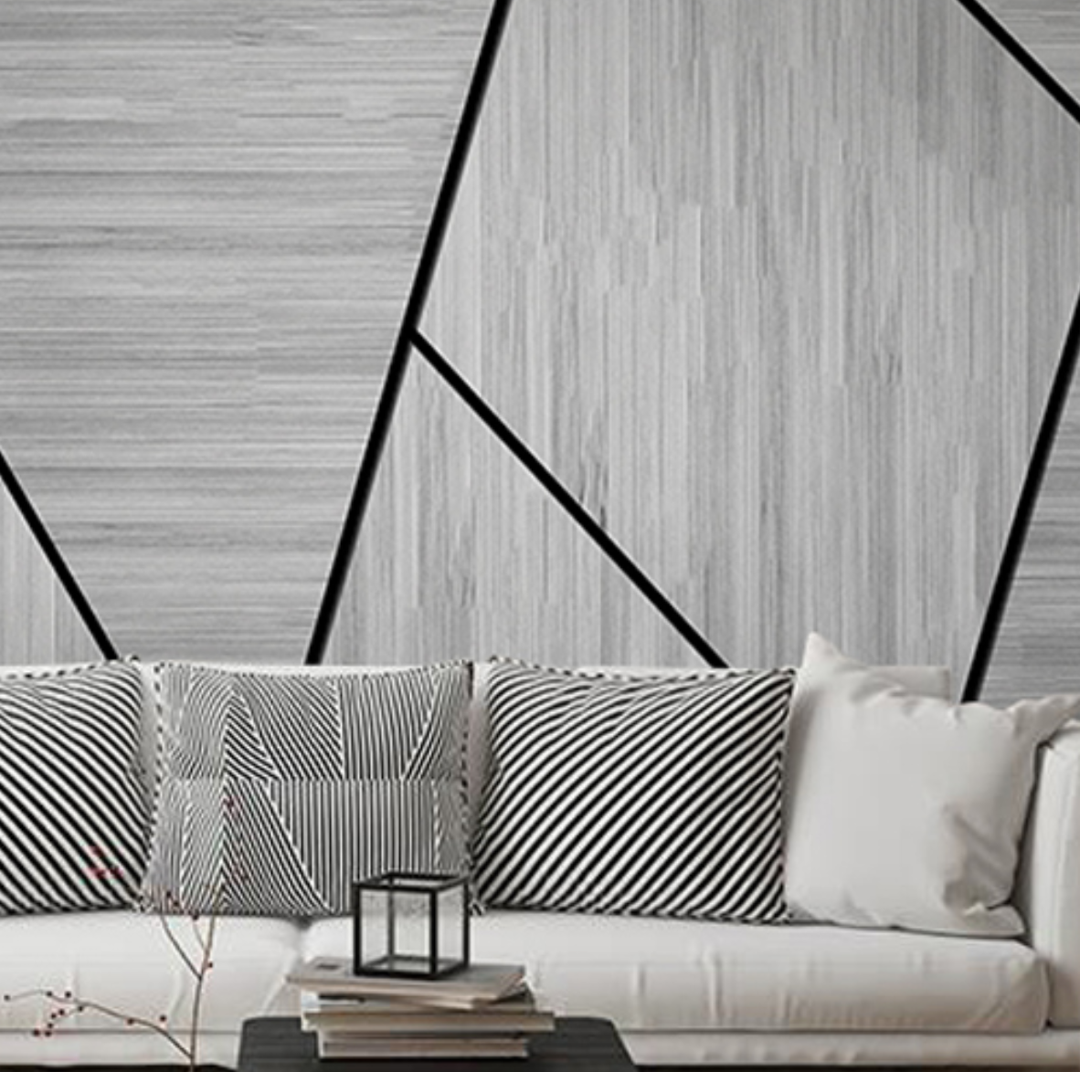 PHILLIPE Geometric 3D Wallpaper
