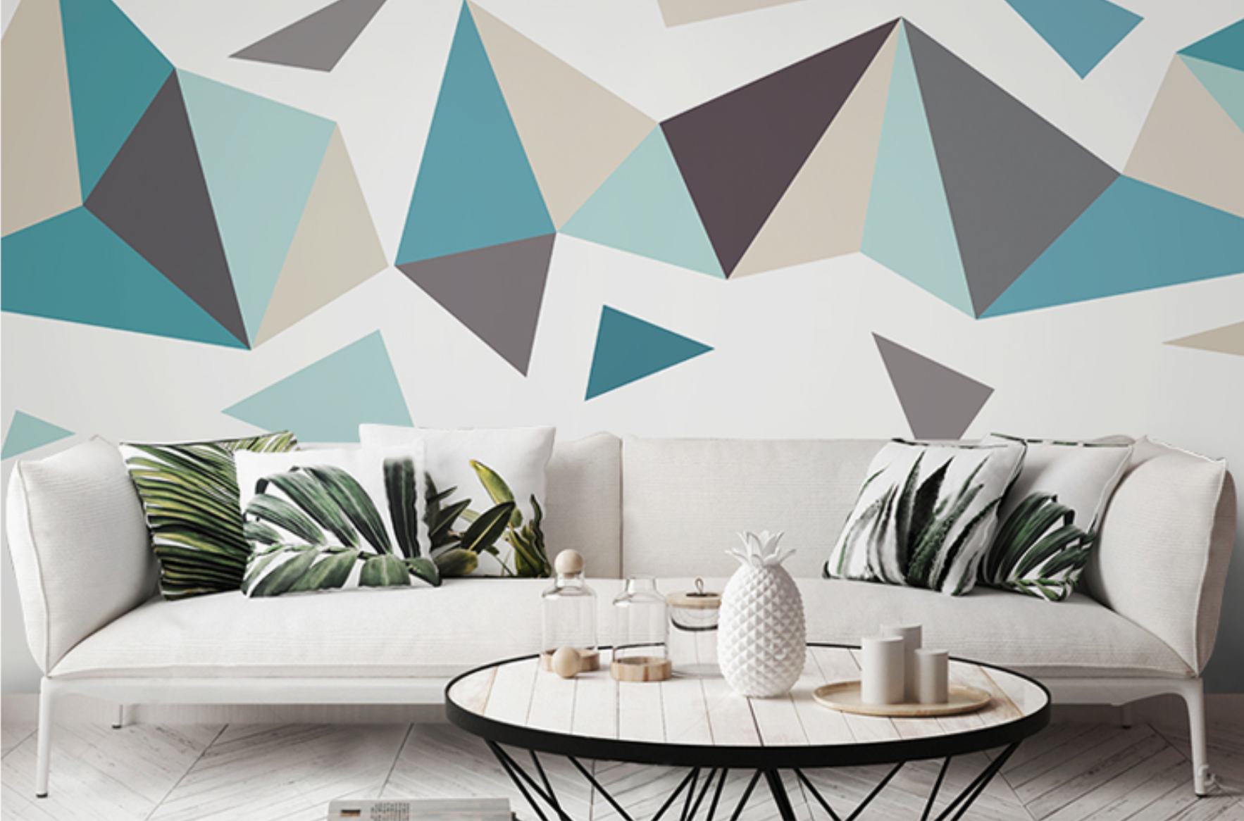 PHILLIPE Geometric 3D Wallpaper