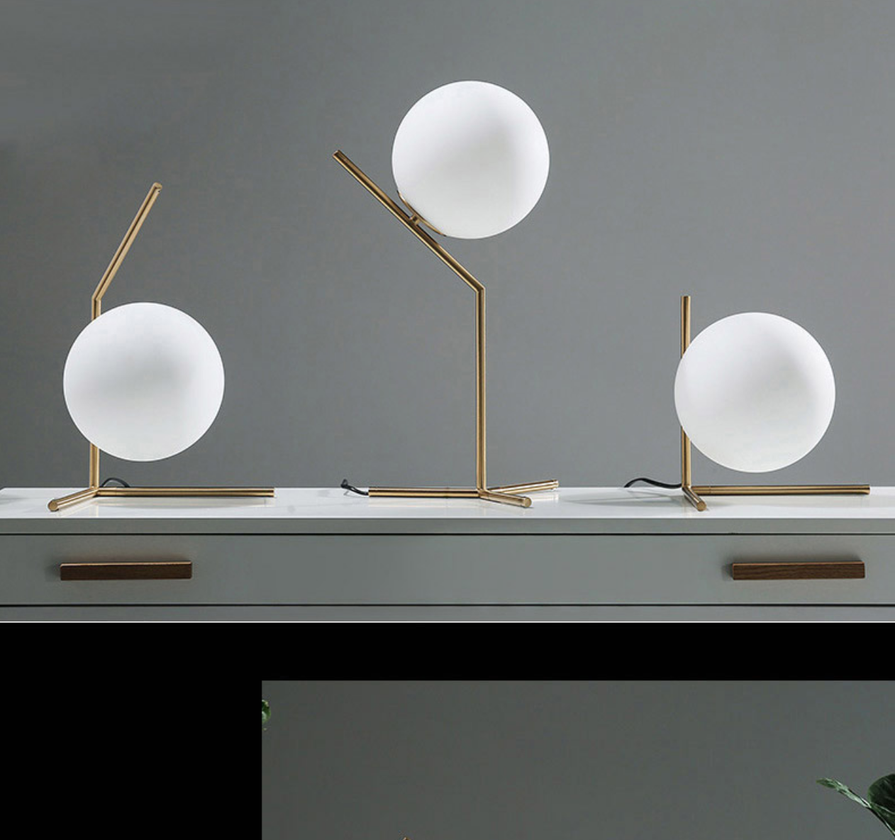 GABRIEL Full Moon Contemporary LED Table Lamp