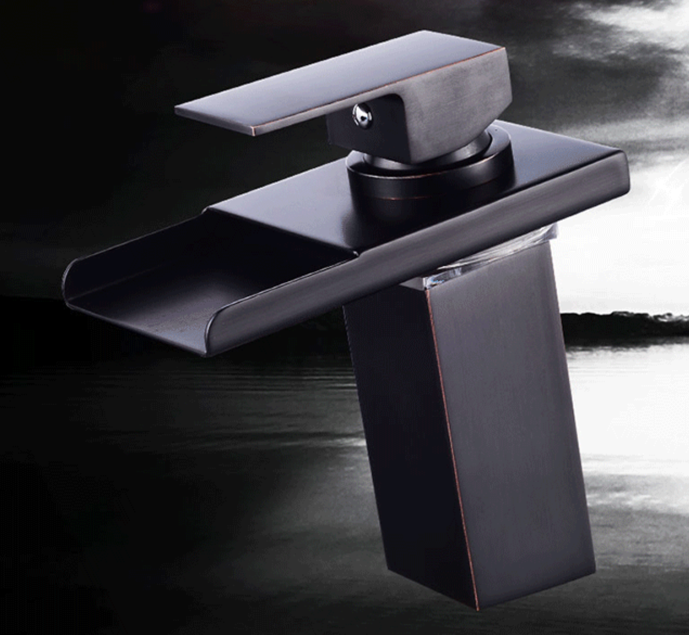 SOPHIA GALA Smart LED Black Tap Faucet
